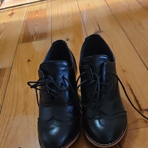 Classic Black Women's Oxford Shoes